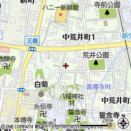 福井県大野市中荒井町1丁目1010周辺の地図