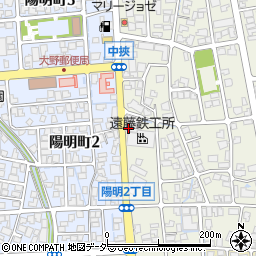 福井県大野市中挾2丁目918周辺の地図