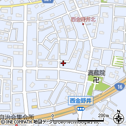 埼玉県春日部市西金野井592周辺の地図