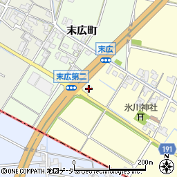 サークルＫ福井末広店周辺の地図