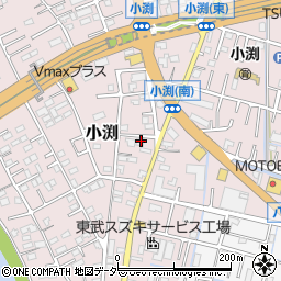 埼玉県春日部市小渕664周辺の地図