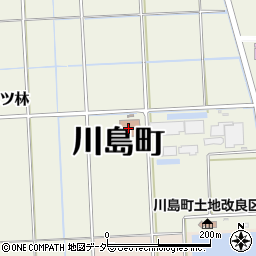 川島町役場　学校給食センター周辺の地図