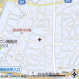 埼玉県春日部市西金野井475周辺の地図