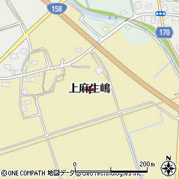 福井県大野市上麻生嶋周辺の地図