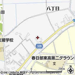 埼玉県春日部市八丁目844周辺の地図