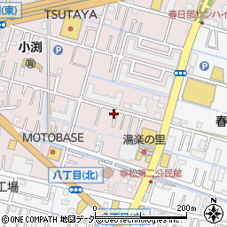 埼玉県春日部市小渕113周辺の地図