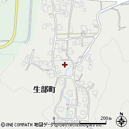 福井県福井市生部町周辺の地図