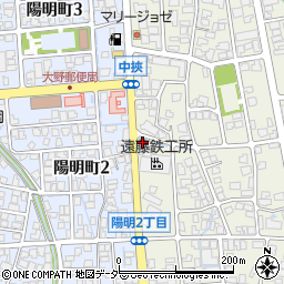 福井県大野市中挾2丁目920周辺の地図