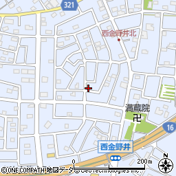 埼玉県春日部市西金野井591周辺の地図