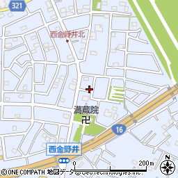 埼玉県春日部市西金野井1068周辺の地図