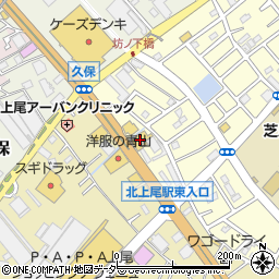 埼玉トヨタ自動車上尾店周辺の地図