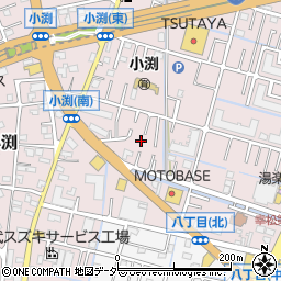 埼玉県春日部市小渕410-6周辺の地図