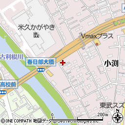 埼玉県春日部市小渕1484周辺の地図