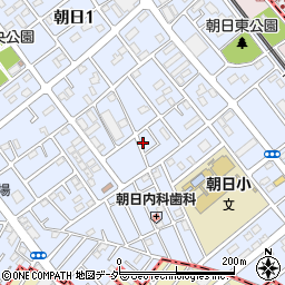 埼玉県桶川市朝日周辺の地図
