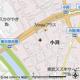 埼玉県春日部市小渕1468周辺の地図