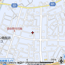 埼玉県春日部市西金野井477周辺の地図