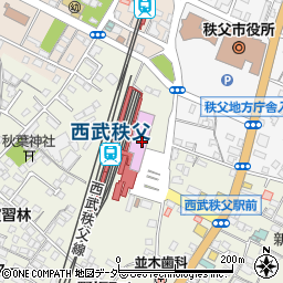 西武秩父駅前温泉祭の湯周辺の地図