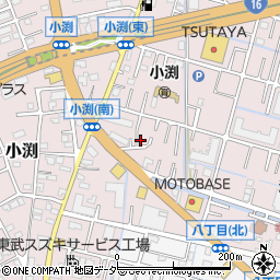 埼玉県春日部市小渕412-15周辺の地図
