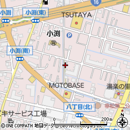 埼玉県春日部市小渕121周辺の地図