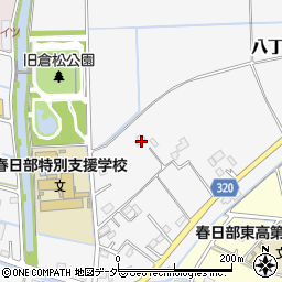 埼玉県春日部市八丁目832周辺の地図