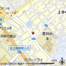 ファミリーマート上尾西門前店周辺の地図