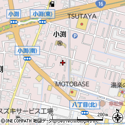 埼玉県春日部市小渕410-9周辺の地図