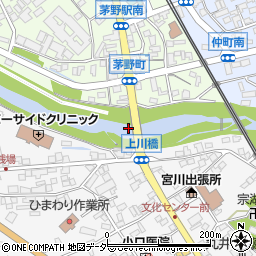 上川橋周辺の地図