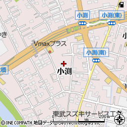 埼玉県春日部市小渕860周辺の地図