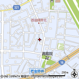 埼玉県春日部市西金野井642周辺の地図