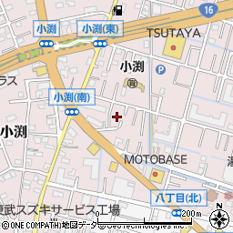 埼玉県春日部市小渕412-20周辺の地図