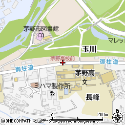 茅野高校前周辺の地図