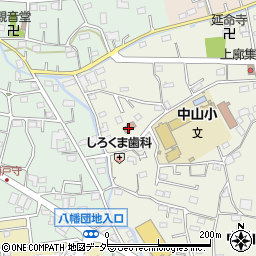 中山公民館周辺の地図