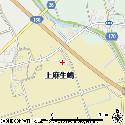 福井県大野市上麻生嶋9周辺の地図
