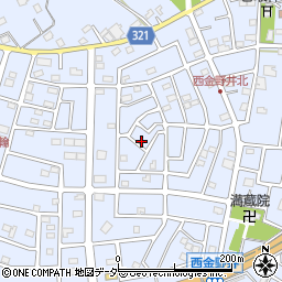 埼玉県春日部市西金野井581周辺の地図
