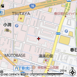埼玉県春日部市小渕130周辺の地図