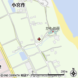 茨城県鹿嶋市小宮作674周辺の地図