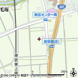 埼玉県東松山市毛塚709周辺の地図