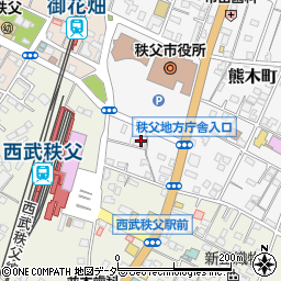 秩父地域おもてなし観光公社周辺の地図