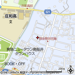 埼玉県春日部市西金野井419周辺の地図
