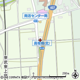 埼玉県東松山市毛塚419-13周辺の地図