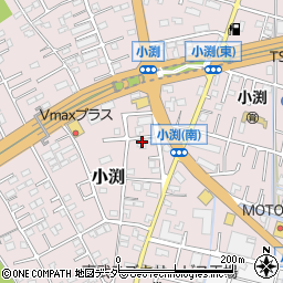 埼玉県春日部市小渕1421-1周辺の地図