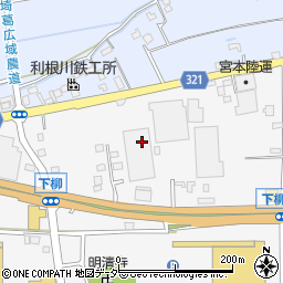 埼玉県春日部市下柳624周辺の地図