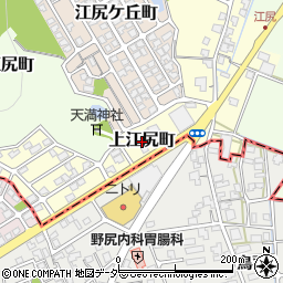 福井県福井市上江尻町周辺の地図