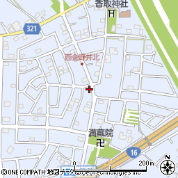 埼玉県春日部市西金野井640周辺の地図