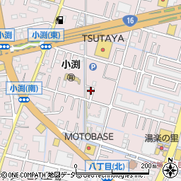 埼玉県春日部市小渕122周辺の地図