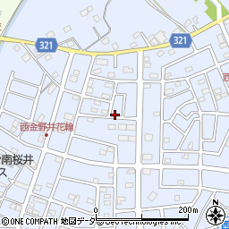 埼玉県春日部市西金野井485周辺の地図