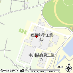 理想科学工業株式会社　筑波工場周辺の地図