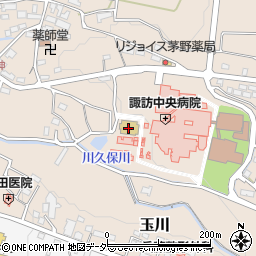 諏訪中央病院看護専門学校周辺の地図