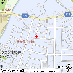 埼玉県春日部市西金野井473周辺の地図
