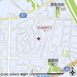 埼玉県春日部市西金野井636周辺の地図